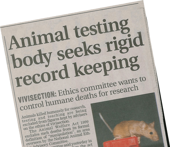 Animal testing body seeks rigid record keeping - SAFE Animals&Us